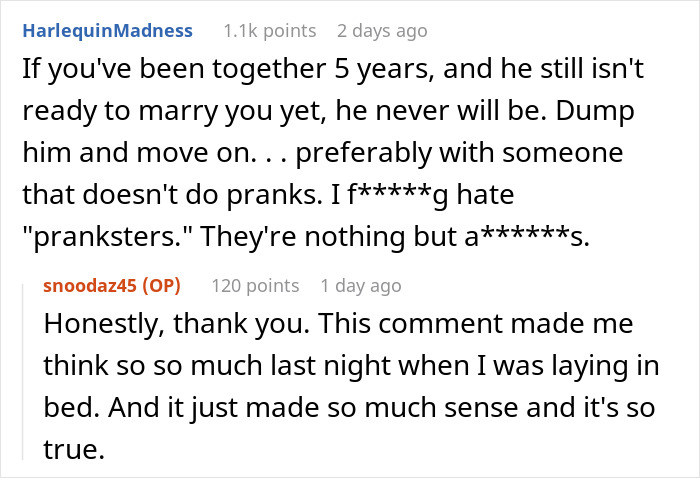 Guy 'Pranks' His GF Of 5 Years With A Fake Proposal, Cries When She Dumps Him