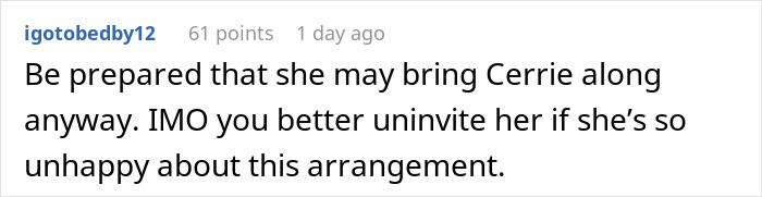 Mom Fuming As Her 12 Y.O. Daughter Isn't Invited To Wedding After Ruining Another One Before Mom Fuming As Her 12 Y.O. Daughter Isn't Invited To Wedding After Ruining Another One Before
