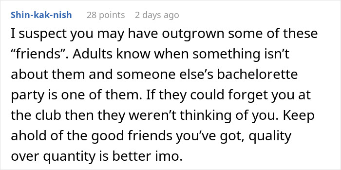 Upset Bride Left Stranded During Bachelorette Party Asks For A Redo After Friends Abandon Her Upset Bride Left Stranded During Bachelorette Party Asks For A Redo After Friends Abandon Her