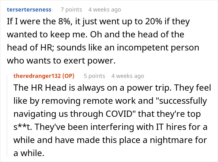 Company In Panic Mode After HR Step In To Stop Critical Worker’s 8% Raise, So He Quits Company In Panic Mode After HR Step In To Stop Critical Worker’s 8% Raise, So He Quits