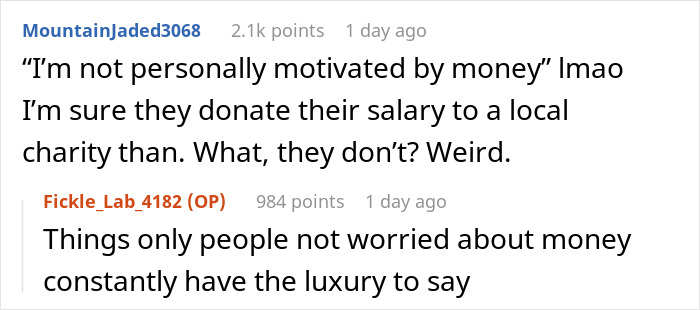 "5k? Not A Massive Difference, Then”: Boss Shames Worker For Quitting, Doesn’t Give Counteroffer "5k? Not A Massive Difference, Then”: Boss Shames Worker For Quitting, Doesn’t Give Counteroffer