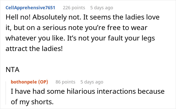 “Am I The [Jerk] For Wearing Short Shorts To The Gym Even After Being Asked To Stop?”