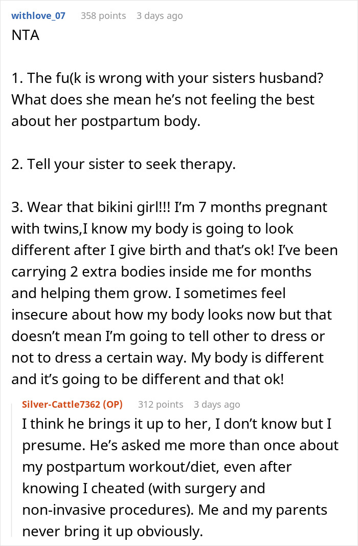 Woman Demands Sister Cover Up Her Bikini, Throws A Fit When She Refuses Woman Demands Sister Cover Up Her Bikini, Throws A Fit When She Refuses