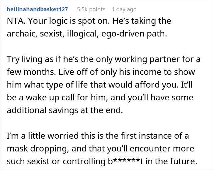 Pregnant Woman Gives Spouse A Wake-Up Call Over His Idea Of Her Being A Stay-At-Home Mom Pregnant Woman Gives Spouse A Wake-Up Call Over His Idea Of Her Being A Stay-At-Home Mom