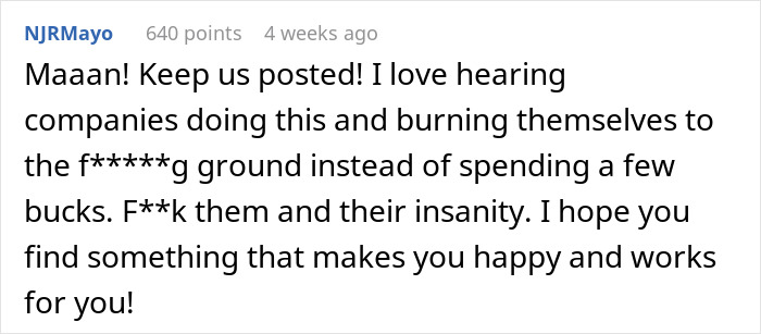 Company In Panic Mode After HR Step In To Stop Critical Worker’s 8% Raise, So He Quits