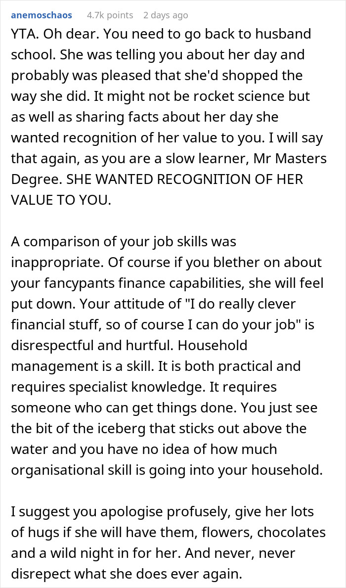 “You Need To Go Back To Husband School”: Guy Claps Back At Stay-At-Home Wife, She’s Now Angry “You Need To Go Back To Husband School”: Guy Claps Back At Stay-At-Home Wife, She’s Now Angry