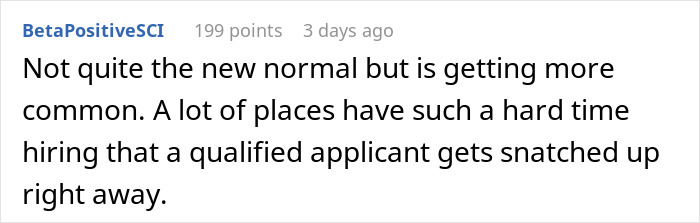 Woman Gets A Job And Can Start Monday Immediately After An Hour-Long Interview With No Questions