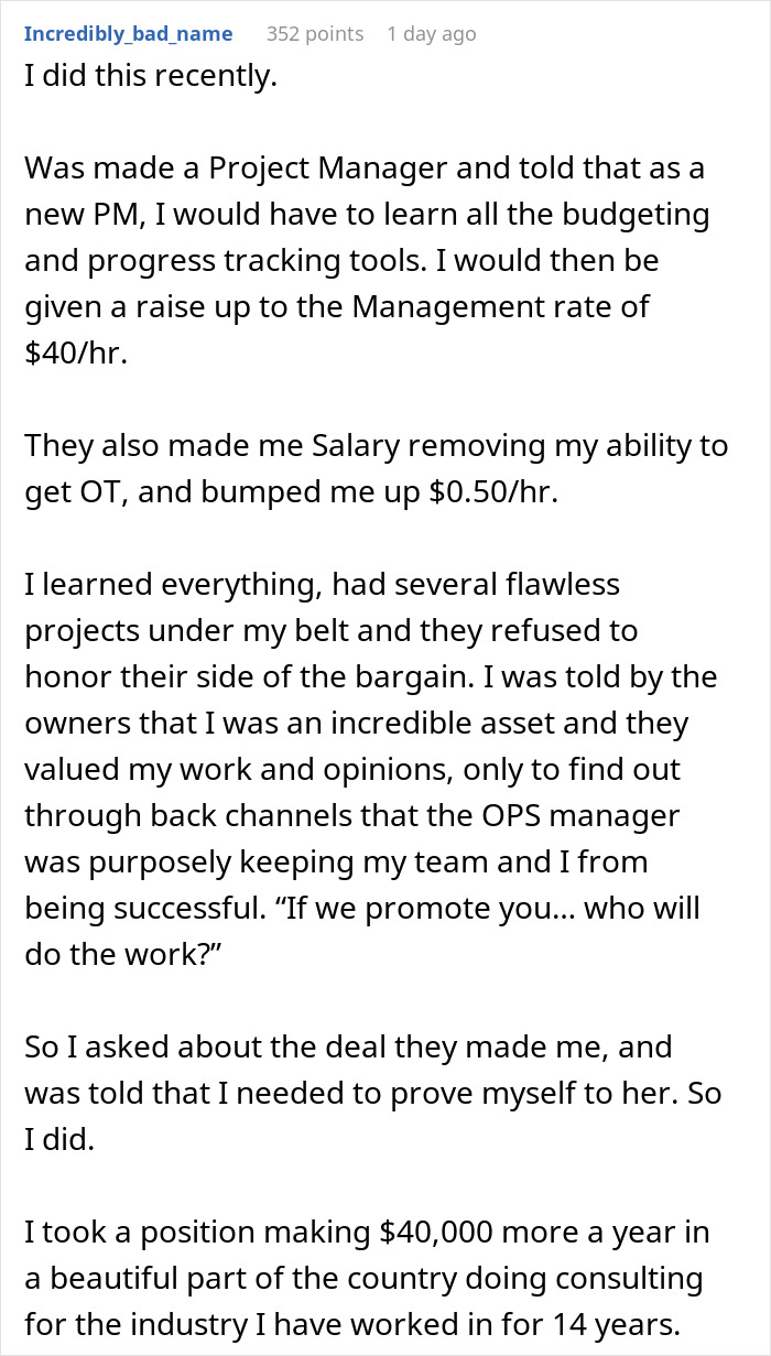 Boss Loses Great Worker After Telling Him “He Needs To Prove Himself” For Promotion Boss Loses Great Worker After Telling Him “He Needs To Prove Himself” For Promotion
