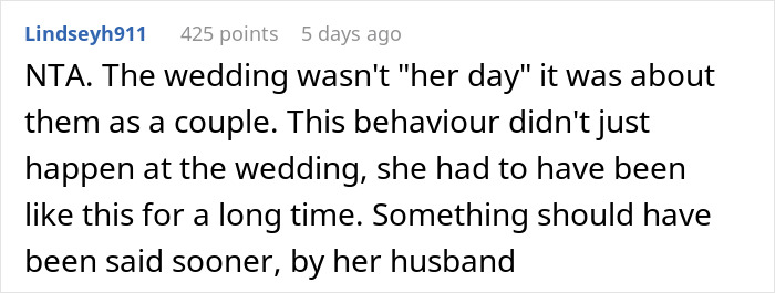 Man Calls Out DIL For Being A Bridezilla And Explains That’s The Reason His Family Excluded Her