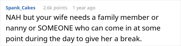 “Am I The Jerk For Not Helping My Partner With Our Newborn?” “Am I The Jerk For Not Helping My Partner With Our Newborn?”