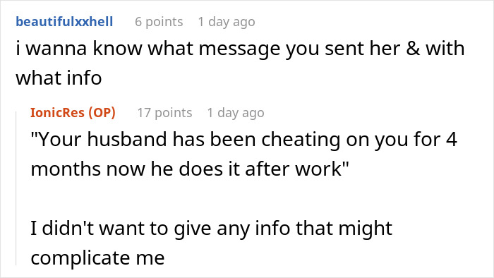 Guy Tells Wife About Her Husband’s Affair Because It Was Interrupting His Sleep Guy Tells Wife About Her Husband’s Affair Because It Was Interrupting His Sleep