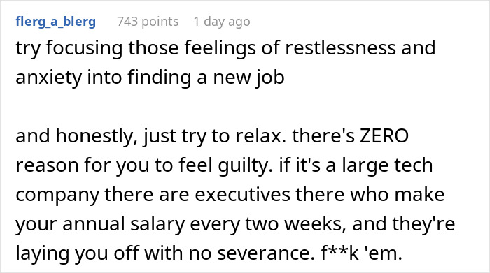 Company Will Lay Off This Person, Asks Them To “Remain Professional” And Train The Replacements Company Will Lay Off This Person, Asks Them To “Remain Professional” And Train The Replacements