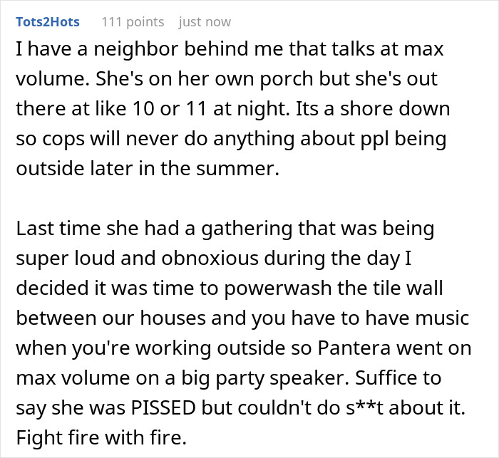 Guy Is Annoyed With Neighbor’s Late Evening Chats On The Phone By His Window, Chooses Pettiness