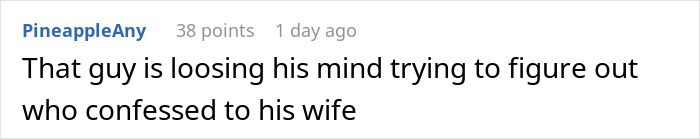 Guy Tells Wife About Her Husband’s Affair Because It Was Interrupting His Sleep Guy Tells Wife About Her Husband’s Affair Because It Was Interrupting His Sleep