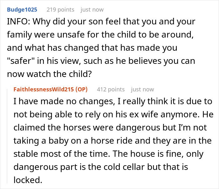 Guy Never Permitted Grandparents To Babysit His Kid, Asks For Help After Divorce But They Refuse