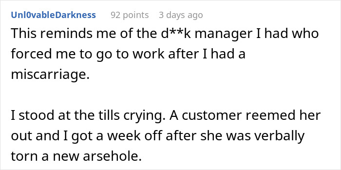 Jerk Boss Denies Teen A Day Off After Her Best Friend Died, So She Maliciously Complies Jerk Boss Denies Teen A Day Off After Her Best Friend Died, So She Maliciously Complies