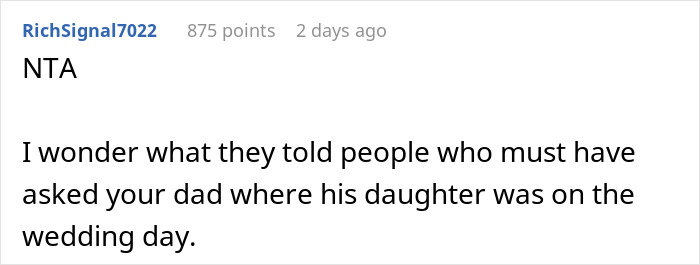 Teen Called A “Selfish Brat” For Exposing Why Dad And Stepmom Excluded Her From Wedding Teen Called A “Selfish Brat” For Exposing Why Dad And Stepmom Excluded Her From Wedding