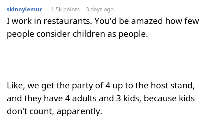 Woman Arrives At Diner, Says “I’ll Sit Here” Gesturing To Table Occupied By Family Of 3 Woman Arrives At Diner, Says “I’ll Sit Here” Gesturing To Table Occupied By Family Of 3