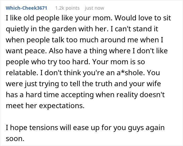 Family Drama Ensues After Wife Keeps Trying To Make MIL Like Her, Husband Tells Her She Never Will Family Drama Ensues After Wife Keeps Trying To Make MIL Like Her, Husband Tells Her She Never Will