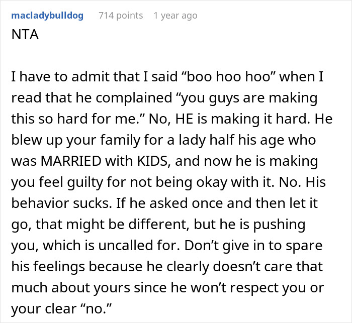 Dad Blows Up Family To Have An Affair, Wants His Reluctant Daughters To Meet His Mistress Dad Blows Up Family To Have An Affair, Wants His Reluctant Daughters To Meet His Mistress