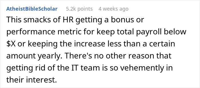 Company In Panic Mode After HR Step In To Stop Critical Worker’s 8% Raise, So He Quits Company In Panic Mode After HR Step In To Stop Critical Worker’s 8% Raise, So He Quits