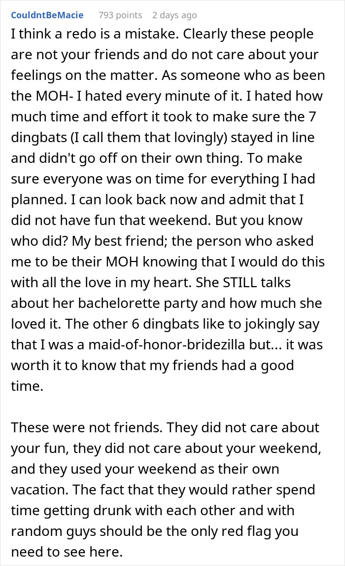 Upset Bride Left Stranded During Bachelorette Party Asks For A Redo After Friends Abandon Her Upset Bride Left Stranded During Bachelorette Party Asks For A Redo After Friends Abandon Her