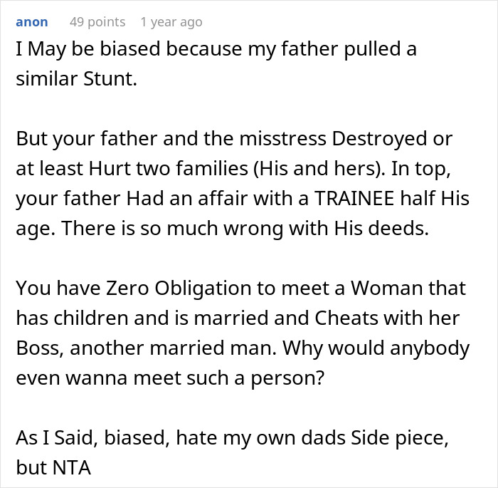 Dad Blows Up Family To Have An Affair, Wants His Reluctant Daughters To Meet His Mistress Dad Blows Up Family To Have An Affair, Wants His Reluctant Daughters To Meet His Mistress