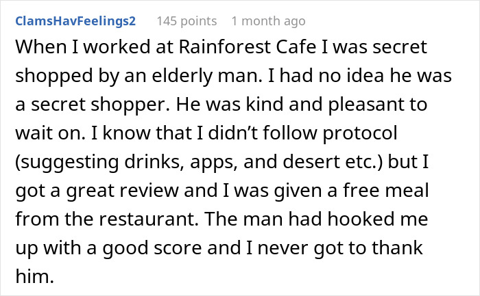 This Tell-Tale Story Of A Secret Shopper Who Doesn’t Want To Frame Employees Goes Viral This Tell-Tale Story Of A Secret Shopper Who Doesn’t Want To Frame Employees Goes Viral