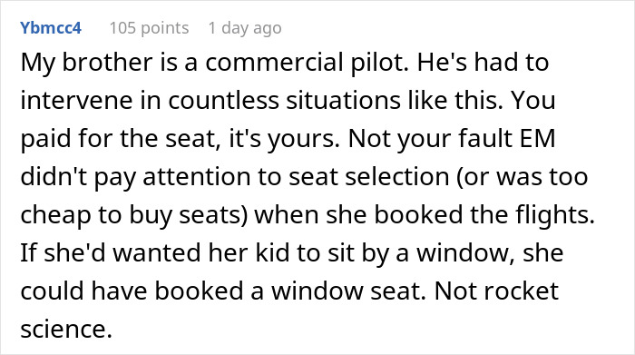 Entitled Mom Is Put In Her Place After Demanding A Window Seat For Her Son Entitled Mom Is Put In Her Place After Demanding A Window Seat For Her Son