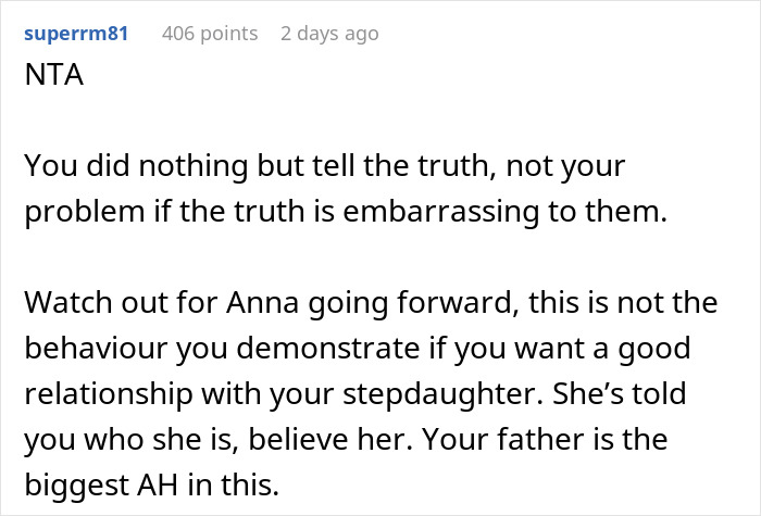 Teen Called A “Selfish Brat” For Exposing Why Dad And Stepmom Excluded Her From Wedding Teen Called A “Selfish Brat” For Exposing Why Dad And Stepmom Excluded Her From Wedding