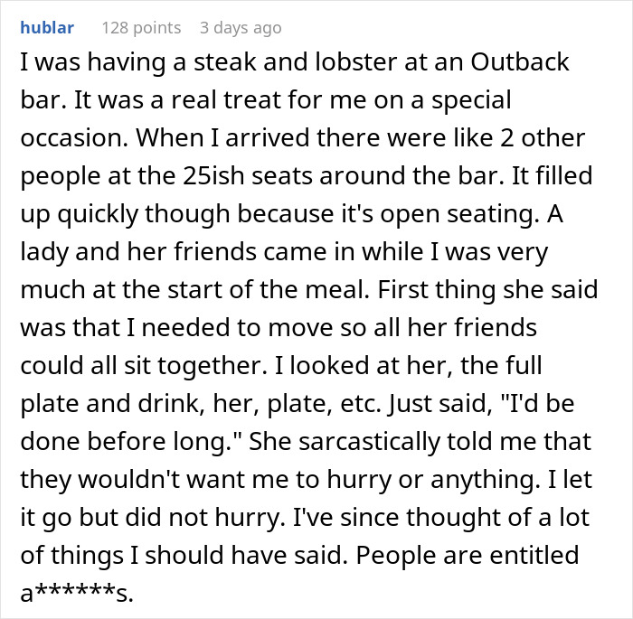 Woman Arrives At Diner, Says “I’ll Sit Here” Gesturing To Table Occupied By Family Of 3 Woman Arrives At Diner, Says “I’ll Sit Here” Gesturing To Table Occupied By Family Of 3