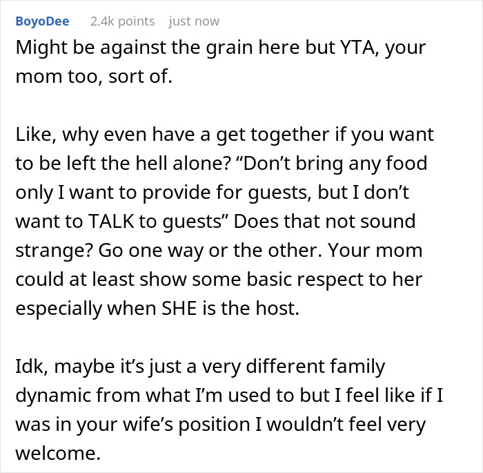 Family Drama Ensues After Wife Keeps Trying To Make MIL Like Her, Husband Tells Her She Never Will Family Drama Ensues After Wife Keeps Trying To Make MIL Like Her, Husband Tells Her She Never Will