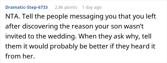 Man Guilted For Leaving Sister’s Wedding Over Son’s Exclusion, Asks The Internet For Help Man Guilted For Leaving Sister’s Wedding Over Son’s Exclusion, Asks The Internet For Help