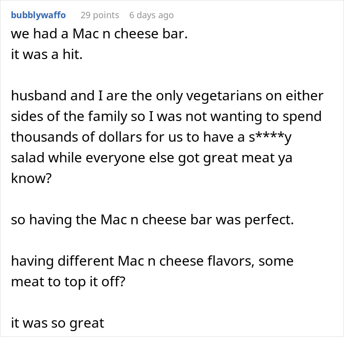 Man Blasts Coworker’s Choice Of Wedding Food, Calls It “White Trash” Man Blasts Coworker’s Choice Of Wedding Food, Calls It “White Trash”