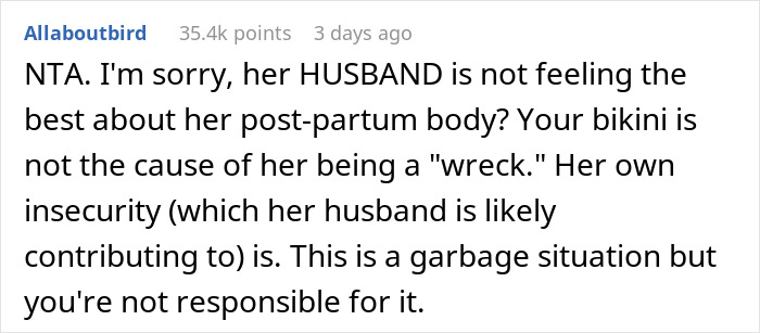 Woman Demands Sister Cover Up Her Bikini, Throws A Fit When She Refuses Woman Demands Sister Cover Up Her Bikini, Throws A Fit When She Refuses