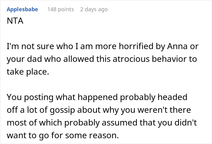 Teen Called A “Selfish Brat” For Exposing Why Dad And Stepmom Excluded Her From Wedding Teen Called A “Selfish Brat” For Exposing Why Dad And Stepmom Excluded Her From Wedding