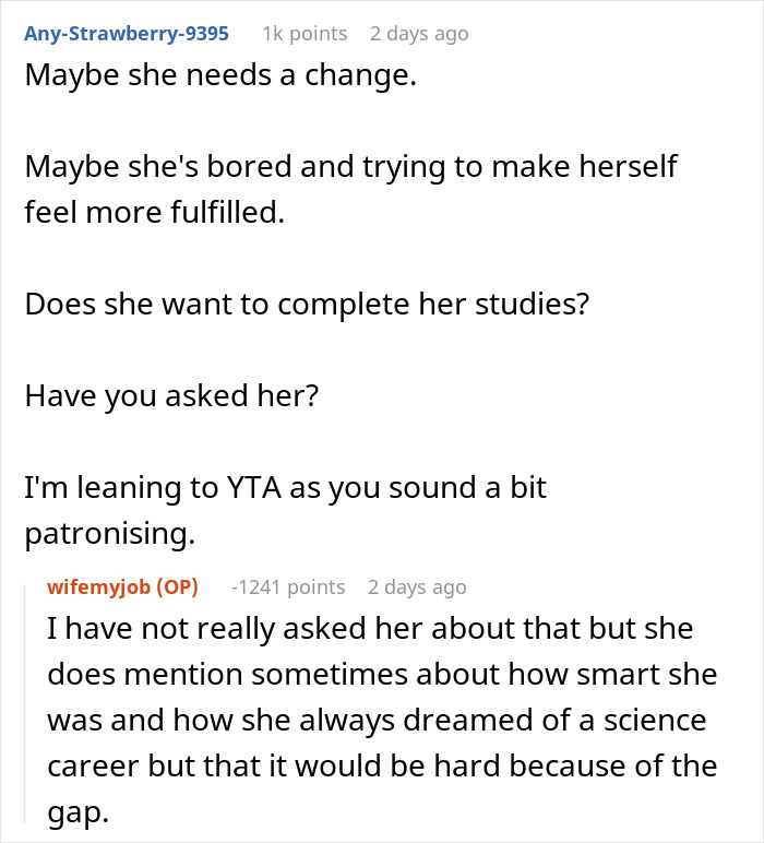 “You Need To Go Back To Husband School”: Guy Claps Back At Stay-At-Home Wife, She’s Now Angry “You Need To Go Back To Husband School”: Guy Claps Back At Stay-At-Home Wife, She’s Now Angry