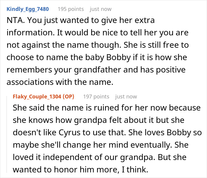 Woman Wants To Name Her Baby After Grandad, Is Upset Her Brother Revealed It Was A Hated Nickname