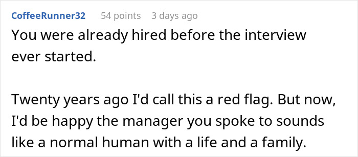 Woman Gets A Job And Can Start Monday Immediately After An Hour-Long Interview With No Questions