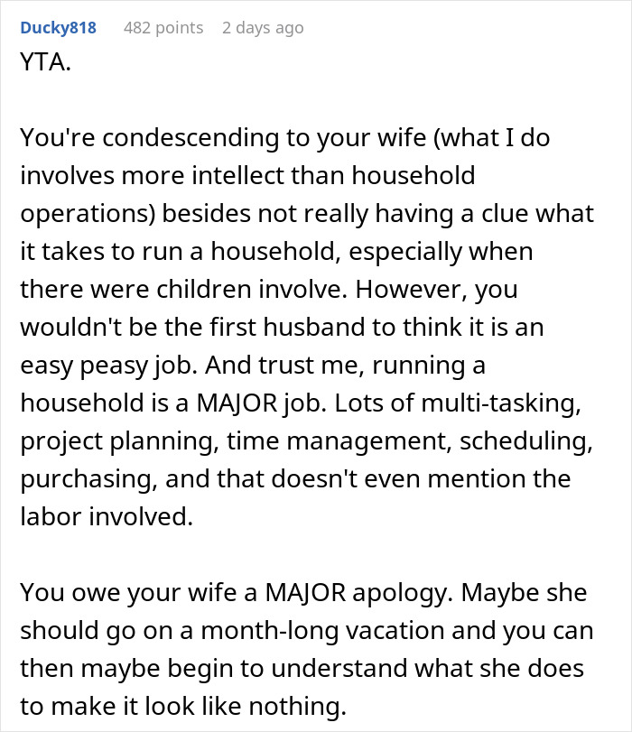 “You Need To Go Back To Husband School”: Guy Claps Back At Stay-At-Home Wife, She’s Now Angry “You Need To Go Back To Husband School”: Guy Claps Back At Stay-At-Home Wife, She’s Now Angry