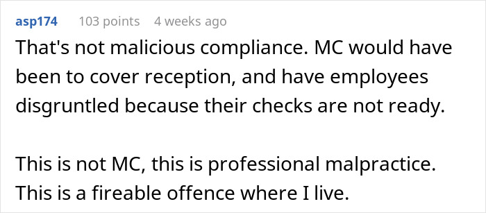 Accountant Maliciously Complies With Boss’s Rule, Watches The Place Turn Into Chaos