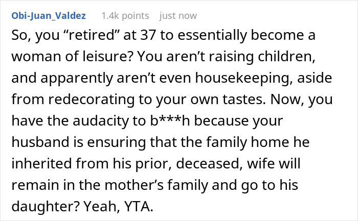“[Am I The Jerk] For Being Mad That My Stepdaughter Will Inherit Our House?" 