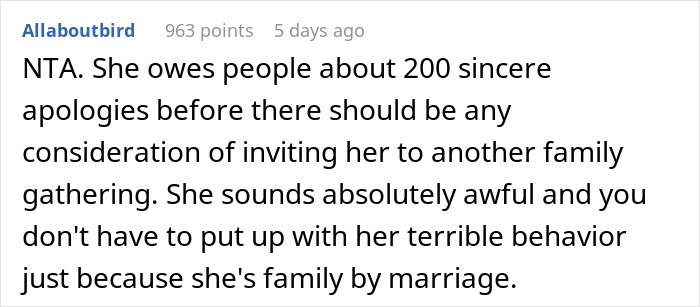Man Calls Out DIL For Being A Bridezilla And Explains That’s The Reason His Family Excluded Her