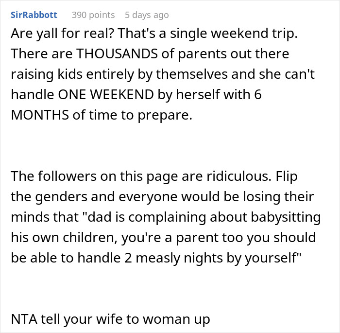 “Am I The Jerk For Not Canceling A Boys Trip Upon My Wife’s Request?” “Am I The Jerk For Not Canceling A Boys Trip Upon My Wife’s Request?”