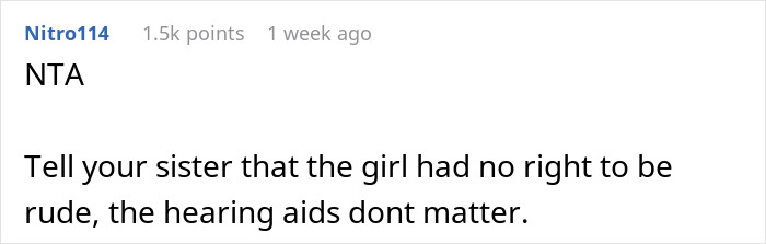 Woman Wonders If She’s A Jerk For Using Her Hearing Aids To Make An Annoying Classmate Look Stupid