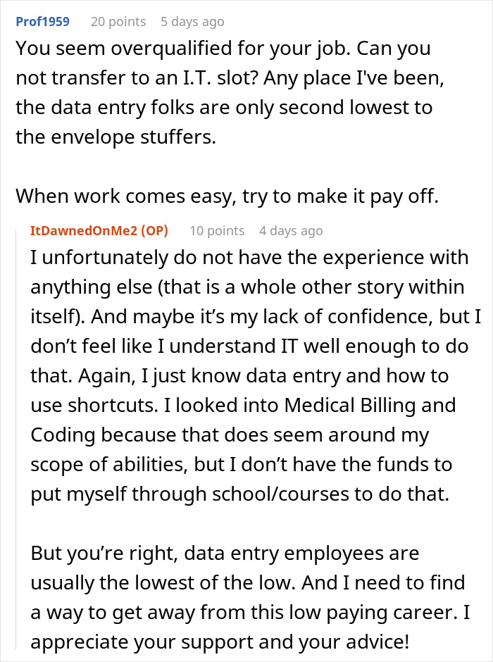 Woman Becomes The Top Performer In A New Company, Drops To Bare Minimum After Being Investigated Woman Becomes The Top Performer In A New Company, Drops To Bare Minimum After Being Investigated