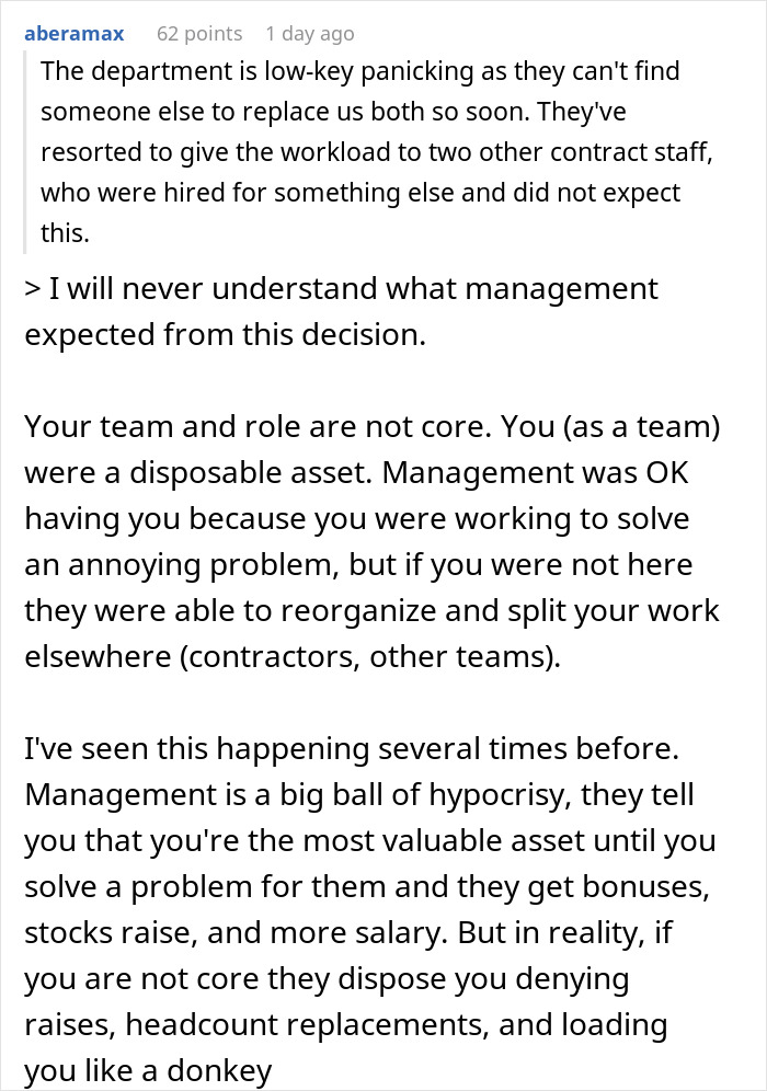 Person Gets Denied Promotion And Quits, Their Coworker Does The Same After Getting Their Workload Person Gets Denied Promotion And Quits, Their Coworker Does The Same After Getting Their Workload