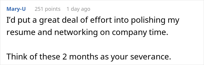 Company Will Lay Off This Person, Asks Them To “Remain Professional” And Train The Replacements Company Will Lay Off This Person, Asks Them To “Remain Professional” And Train The Replacements