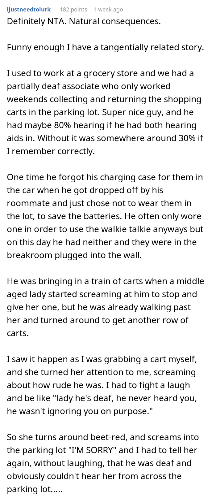 Woman Wonders If She’s A Jerk For Using Her Hearing Aids To Make An Annoying Classmate Look Stupid