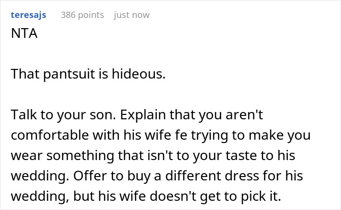 Bride Considers Her MIL's Dress For Upcoming Wedding 'Overly Sexy', Folks Online Don't Find It So Bride Considers Her MIL's Dress For Upcoming Wedding 'Overly Sexy', Folks Online Don't Find It So